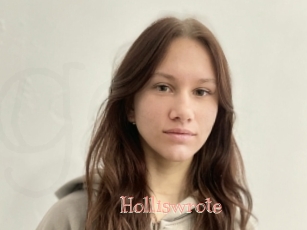 Holliswrote